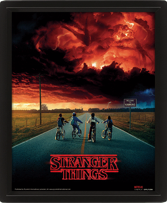 Pster 3D Stranger Things Mind Flayer