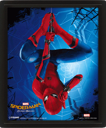 Pster 3D Spiderman Hang