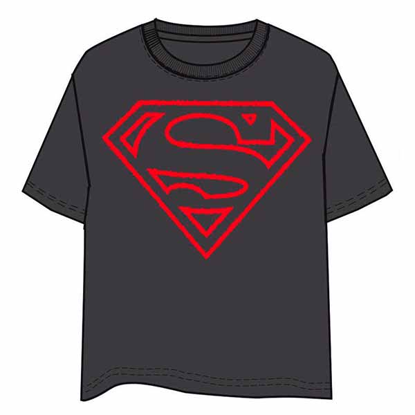 Camiseta Superman Logo Relieve