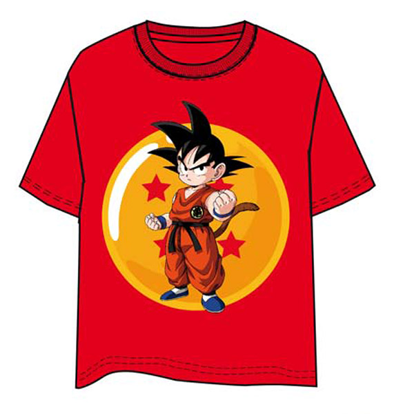 Camiseta Nio DragonBall Goku Roja