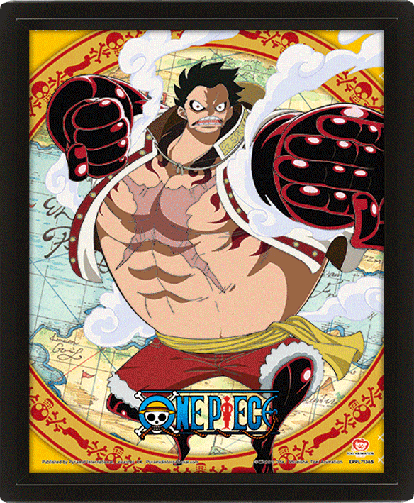 Pster 3D One Piece 4th Gear Flip