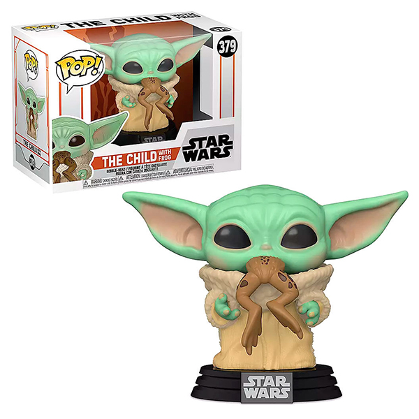 Pop Mandalorian The Child with Frog 379