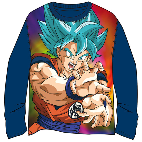 Camiseta Nio Dragon Ball Goku Azul Marino