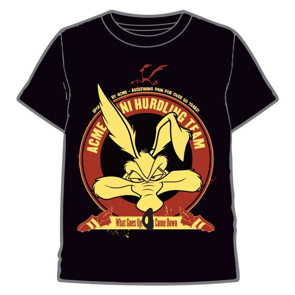Camiseta Looney Tunes Coyote (Negra)