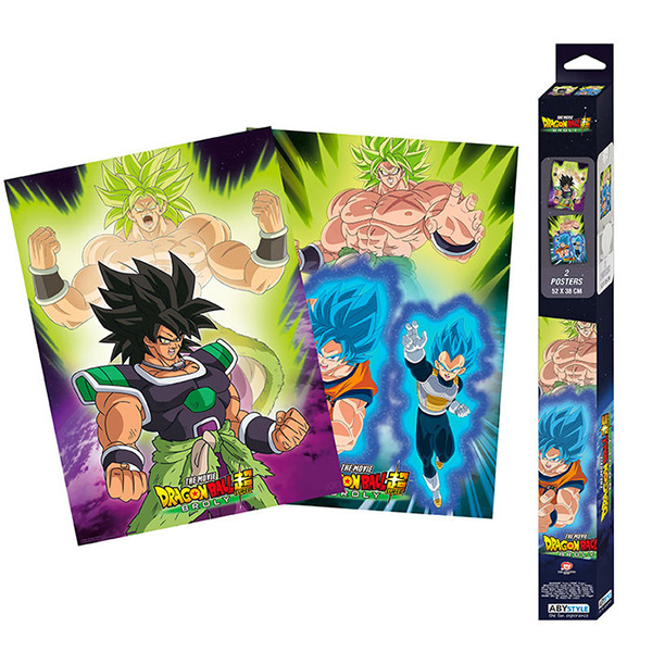 Set Dos Psters DragonBall Broly 52x38