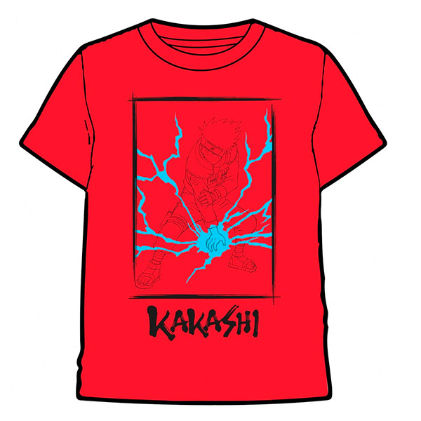 Camiseta de Nio Kakashi Roja