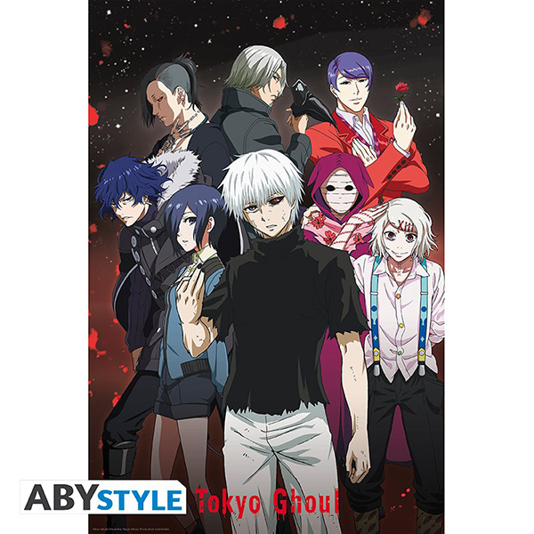 Pster Tokyo Ghoul Grupo (52x38)