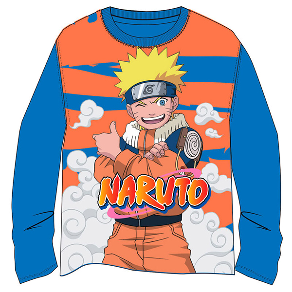 Camiseta Nio Manga Larga Naruto Azul