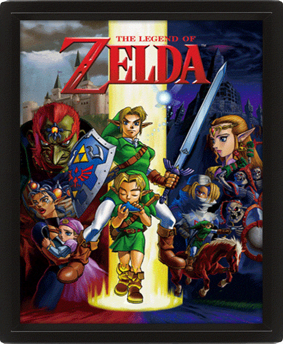 Pster 3D The Legend of Zelda  Ocarina of Time