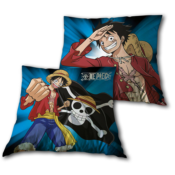 Cojín One Piece Luffy Bandera