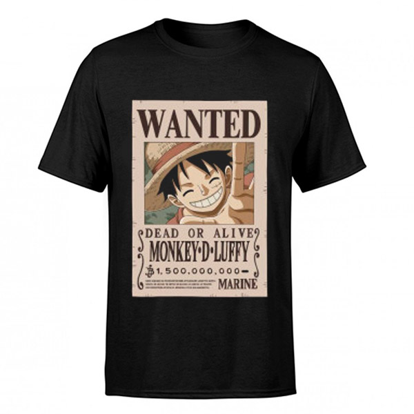 Camiseta Nio Luffy Wanted