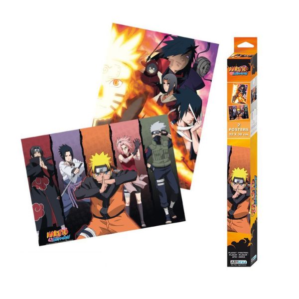 Set Dos Psters Naruto Akatsuki 52x38